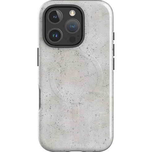 Light Grey Concrete iPhone 16 Pro Magsafe Impact Case